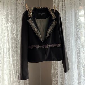 Embroidered Blazer